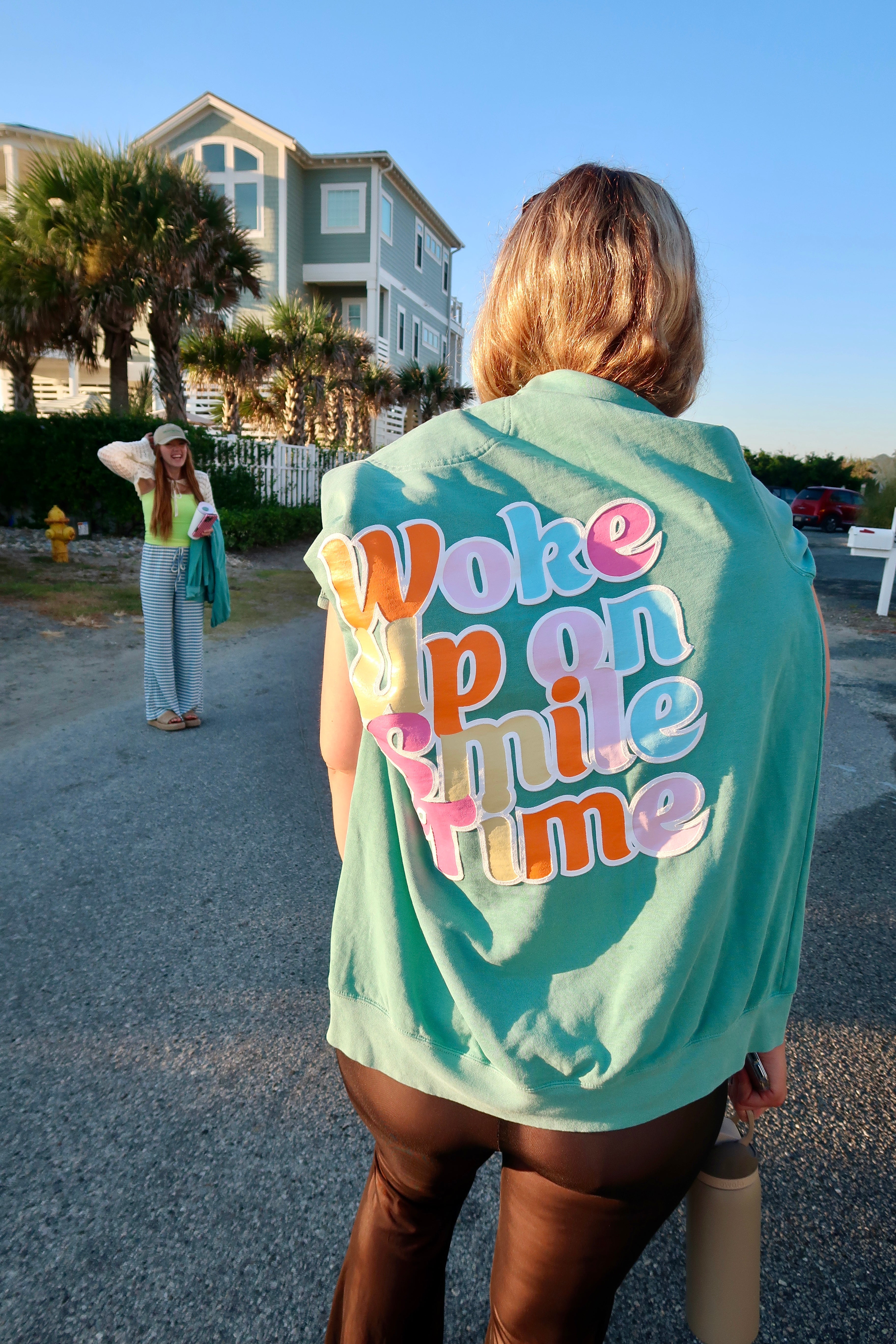 Woke Up on Smile Time Comfort Colors Hoodie – MoSmilesLLC