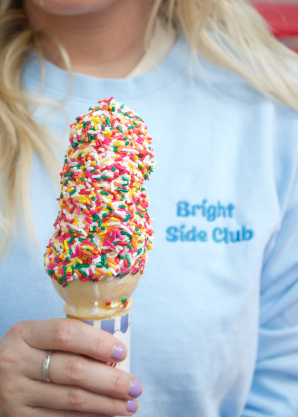 Bright Side Club Comfort Colors Crewneck