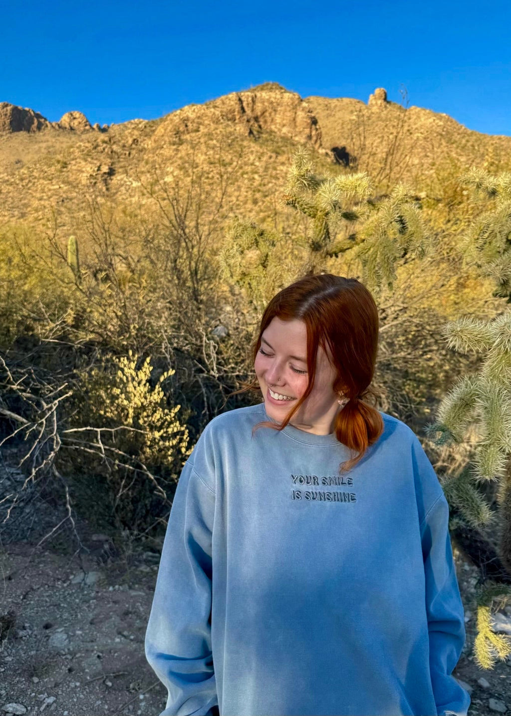 Your Smile is Sunshine Comfort Colors Crewneck