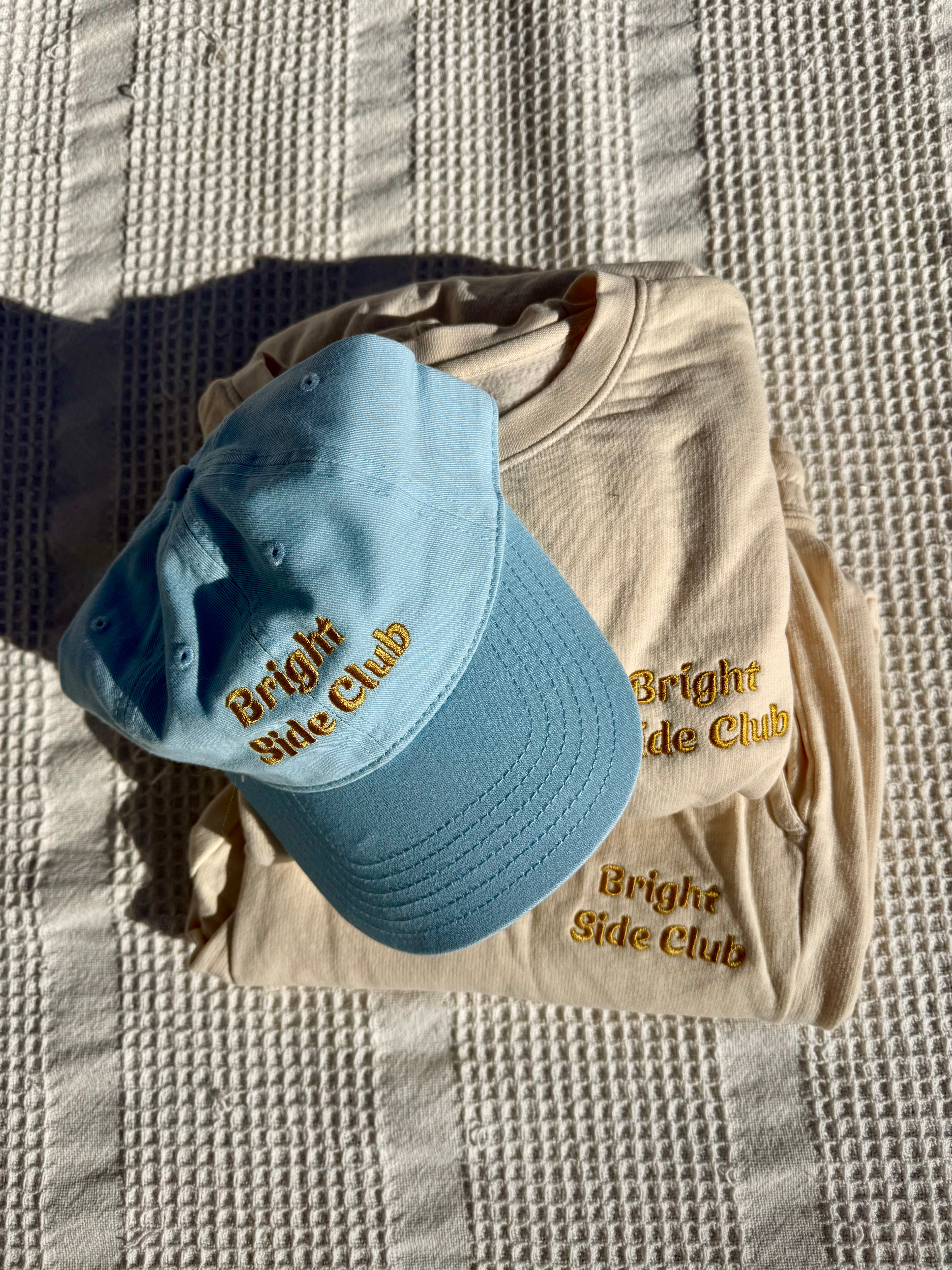 Bright Side Club Crewneck | Ivory | Hello Darling Pop-Up
