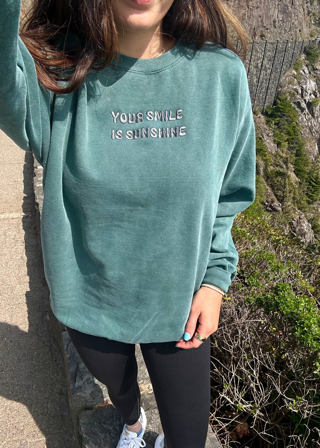 Your Smile is Sunshine Comfort Colors Crewneck