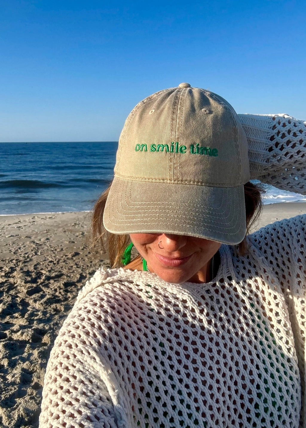 On Smile Time Dad Hat