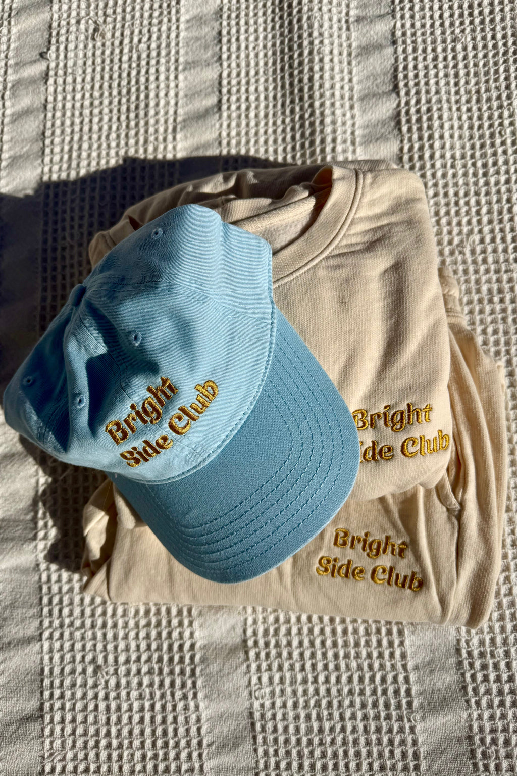 Ivory Bright Side Club Comfort Colors Crewneck