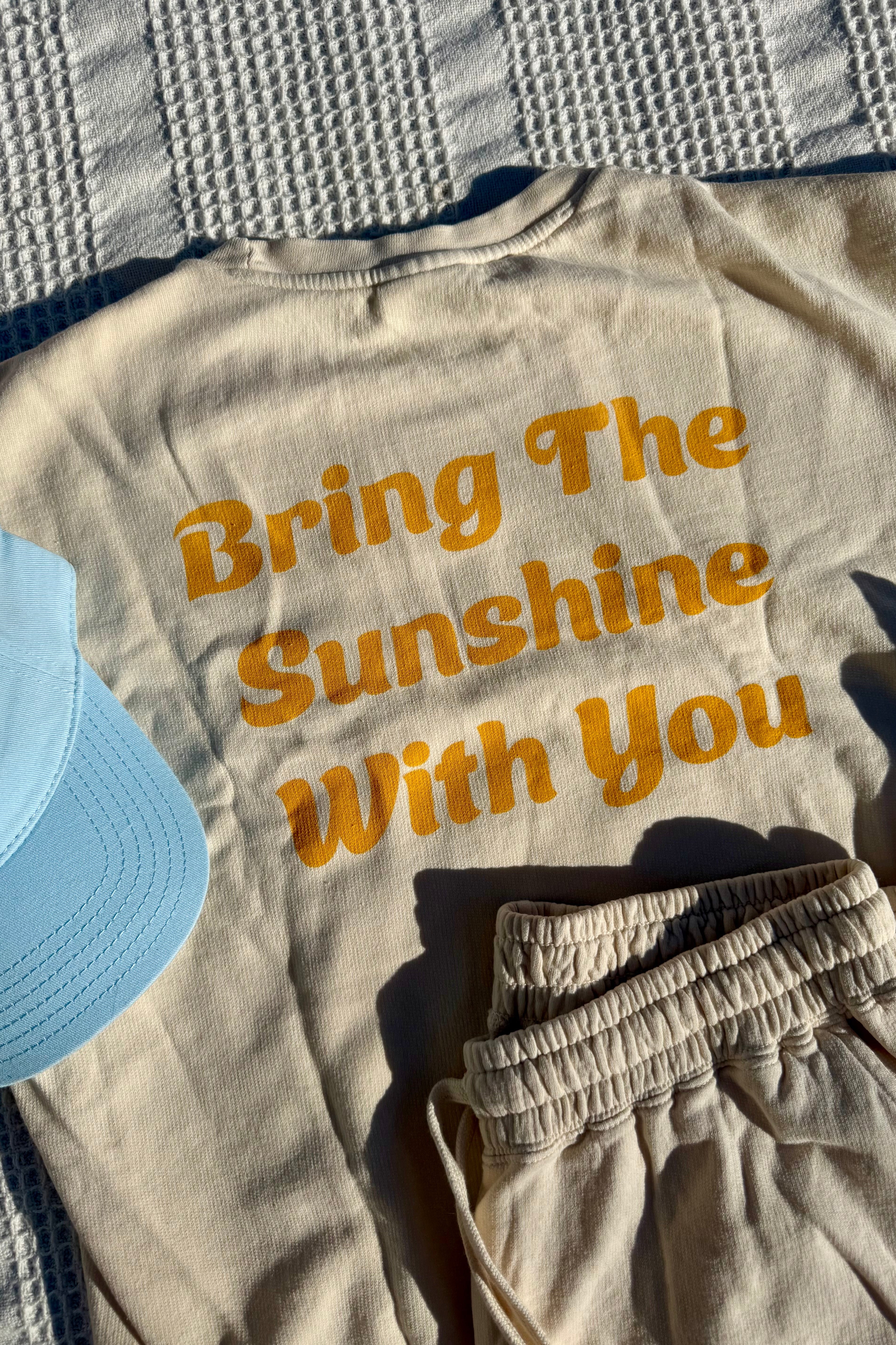 Ivory Bright Side Club Comfort Colors Crewneck