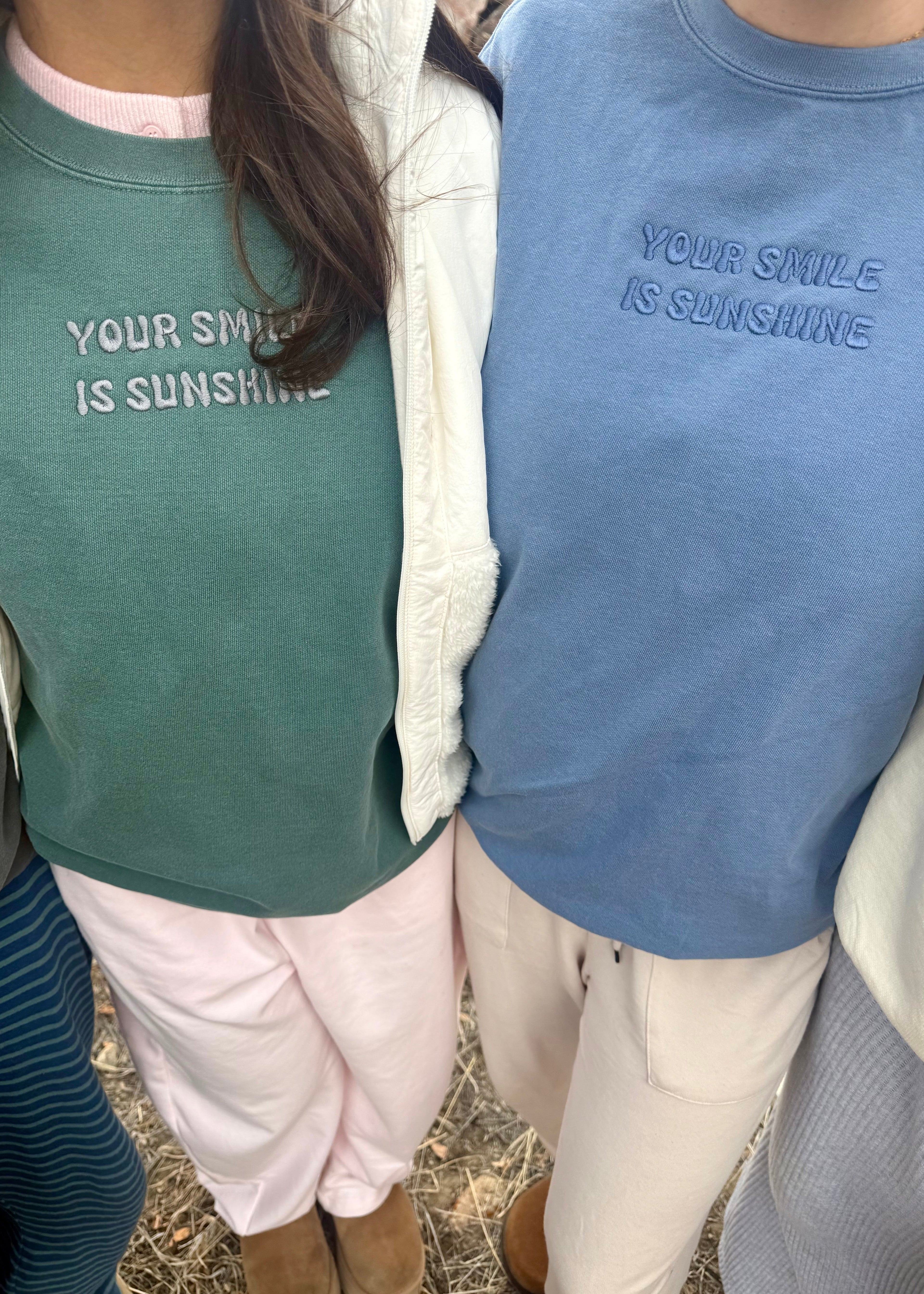 Your Smile is Sunshine Comfort Colors Crewneck