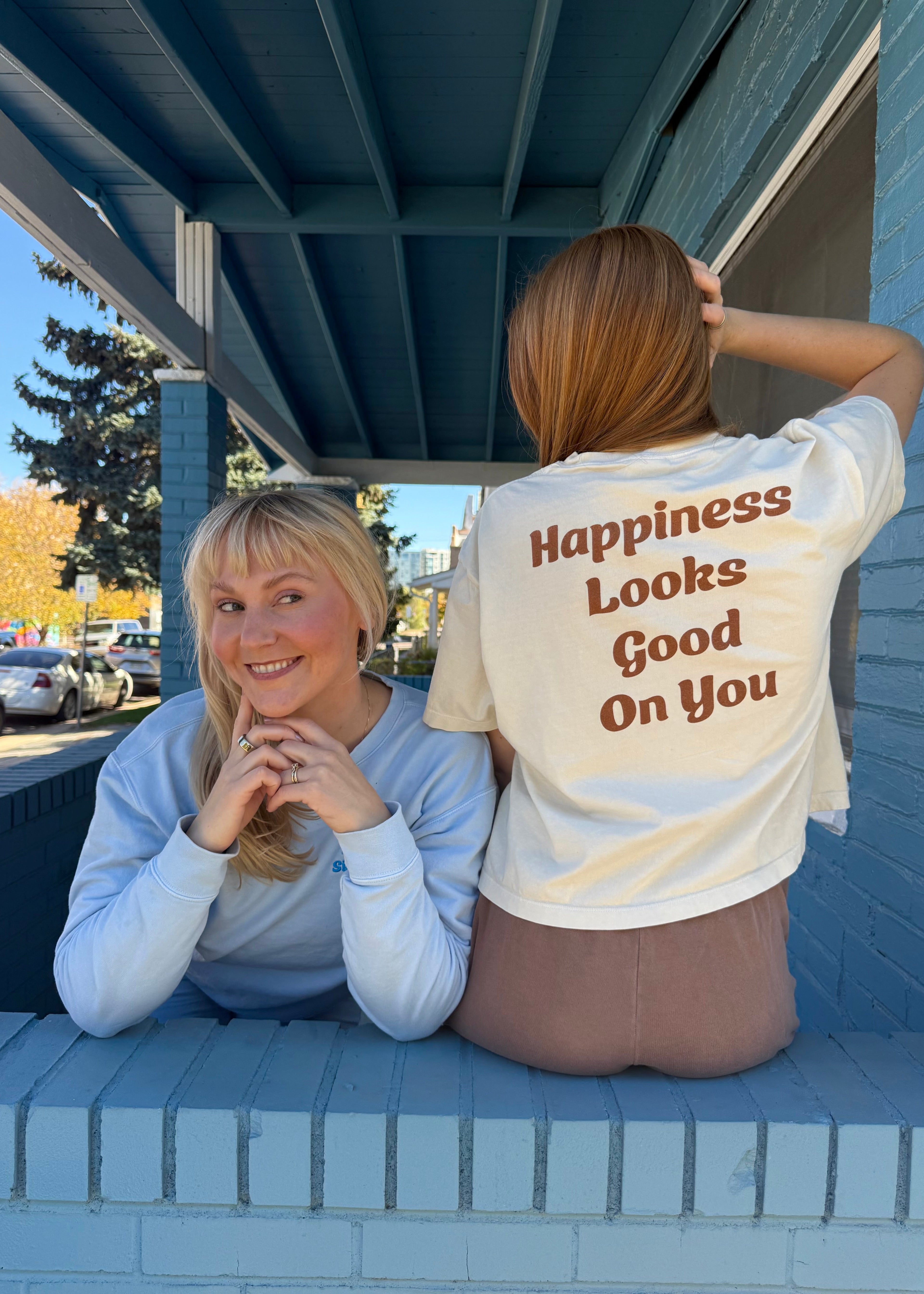 Happiness Looks Good On You Comfort Colors Tee