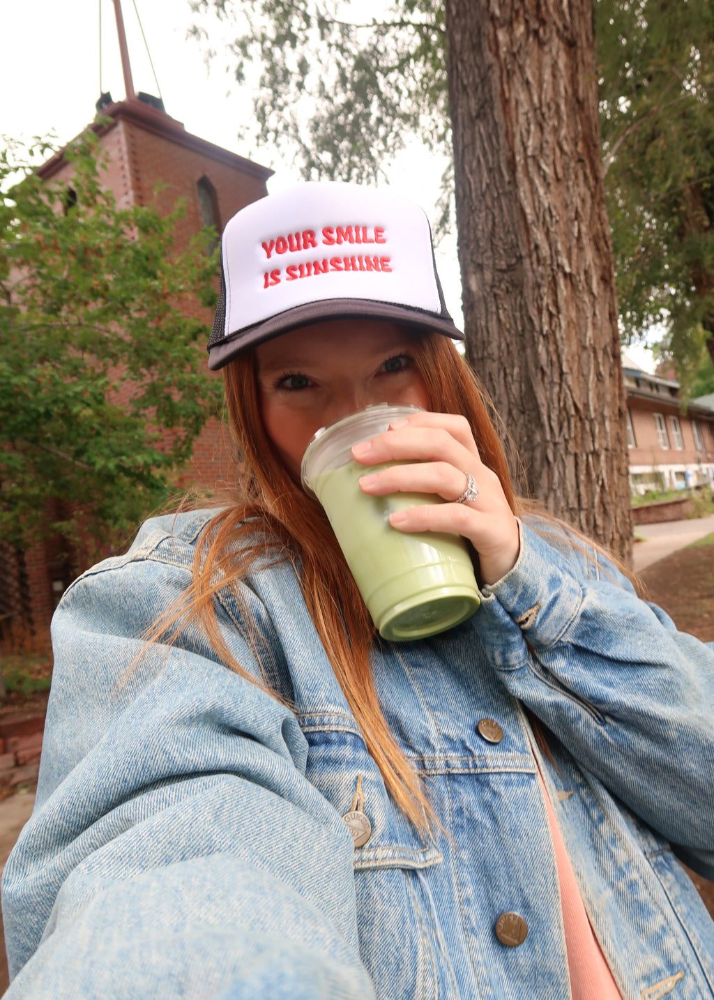Your Smile is Sunshine Embroidered Trucker Hat