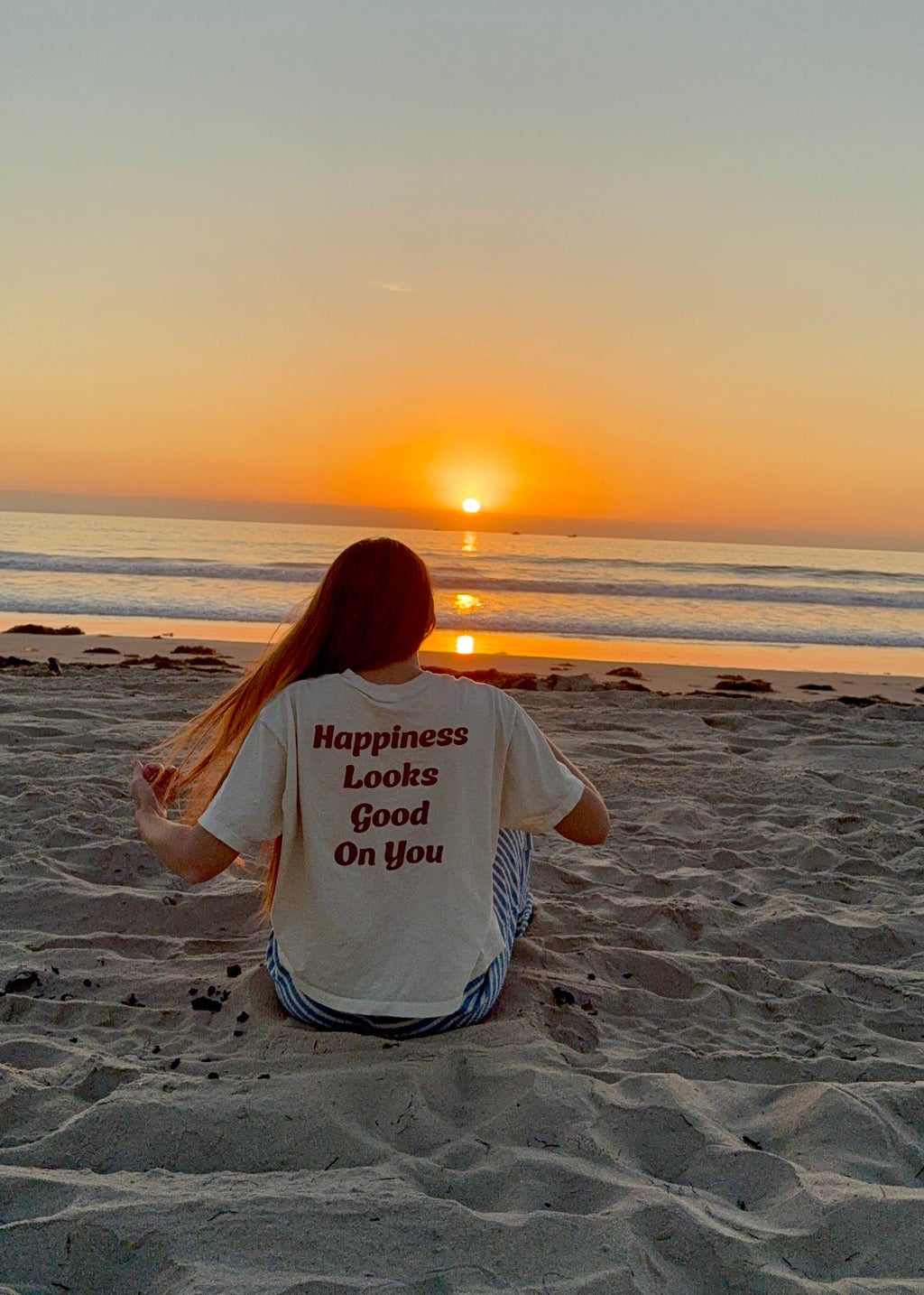 Happiness Looks Good On You Comfort Colors Tee
