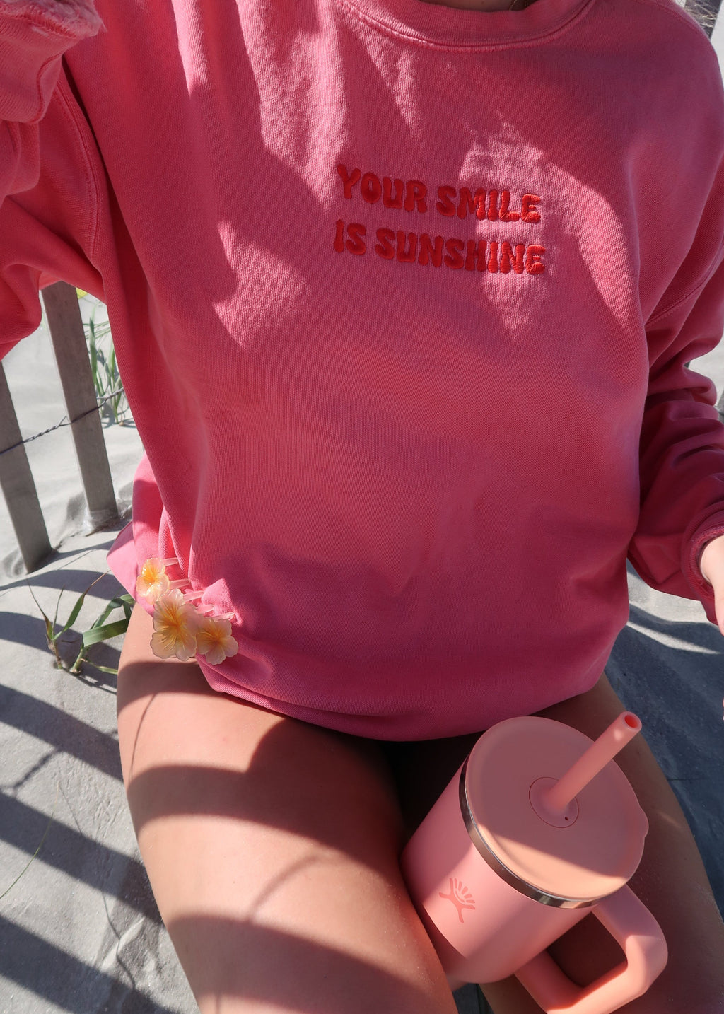 Your Smile is Sunshine Comfort Colors Crewneck