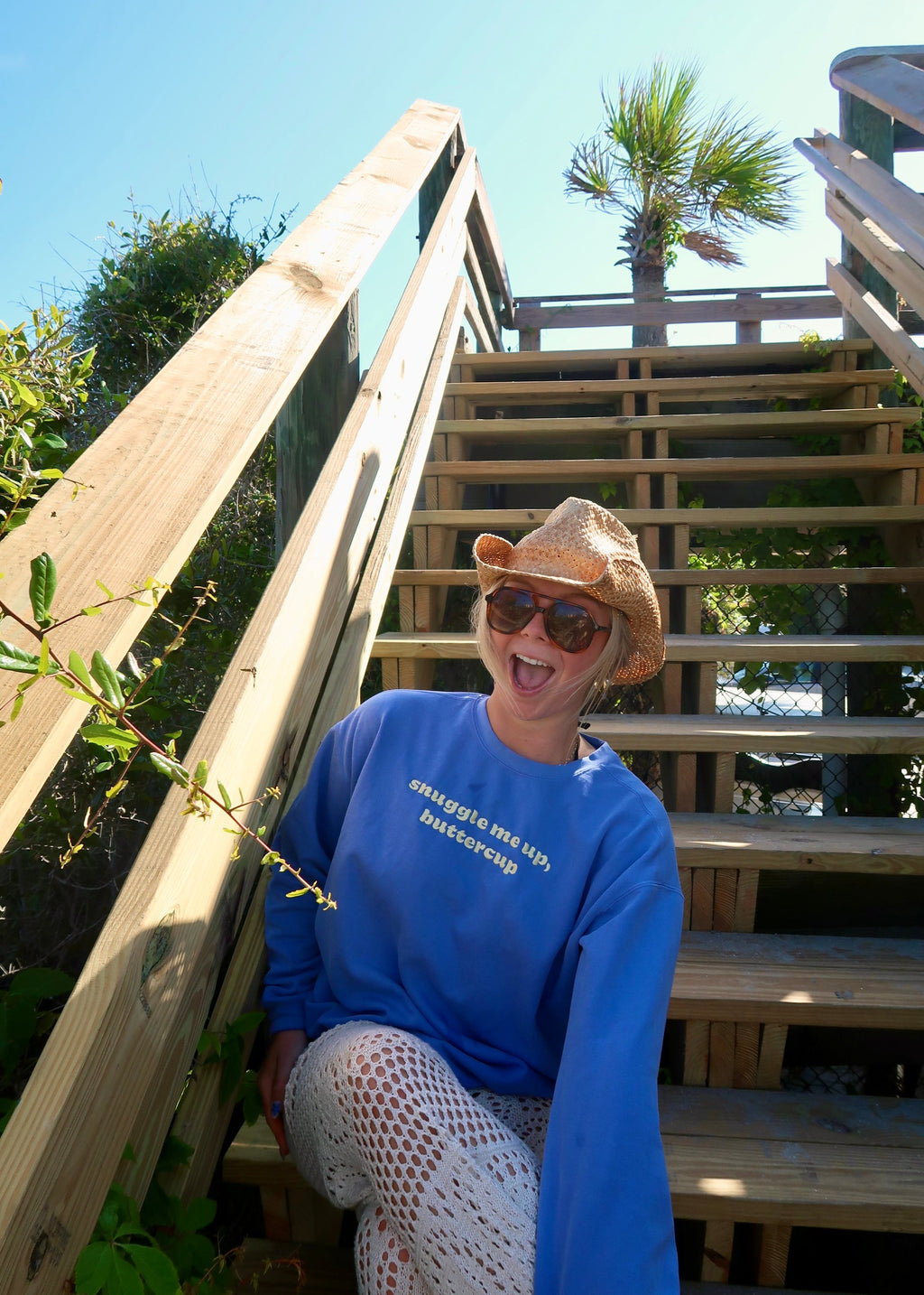 Snuggle Me Up Buttercup Comfort Colors Crewneck