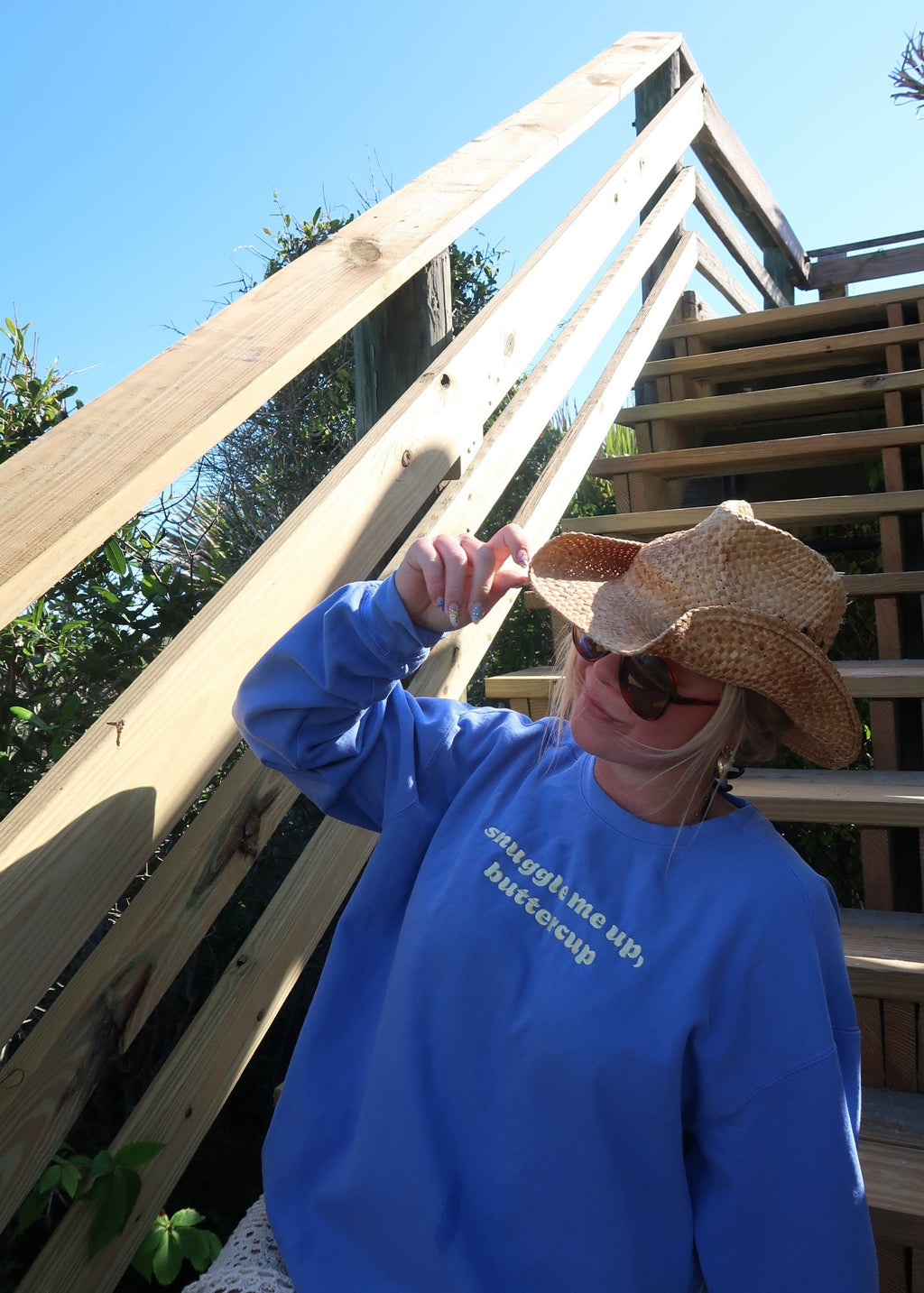 Snuggle Me Up Buttercup Comfort Colors Crewneck