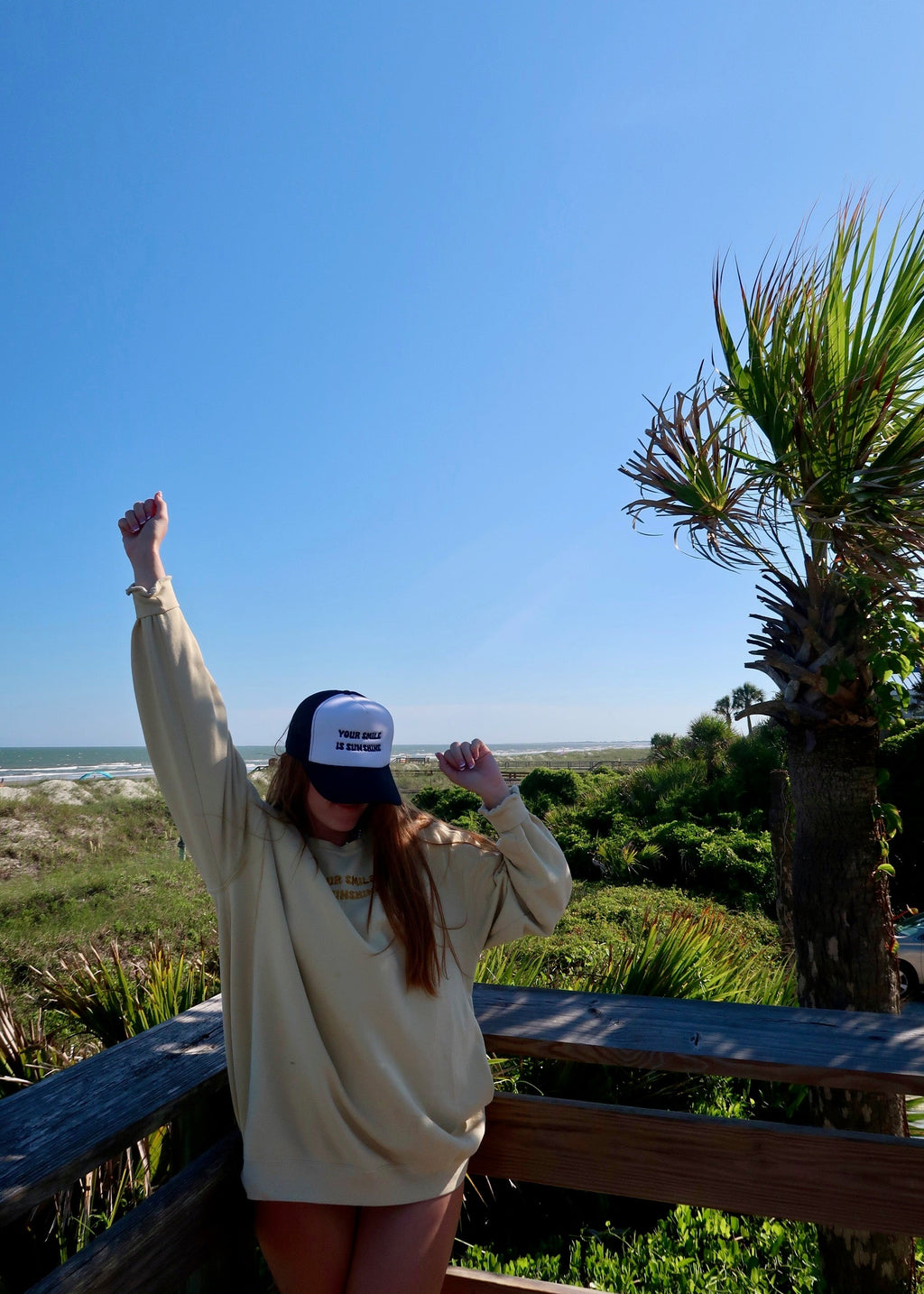 Your Smile is Sunshine Embroidered Trucker Hat