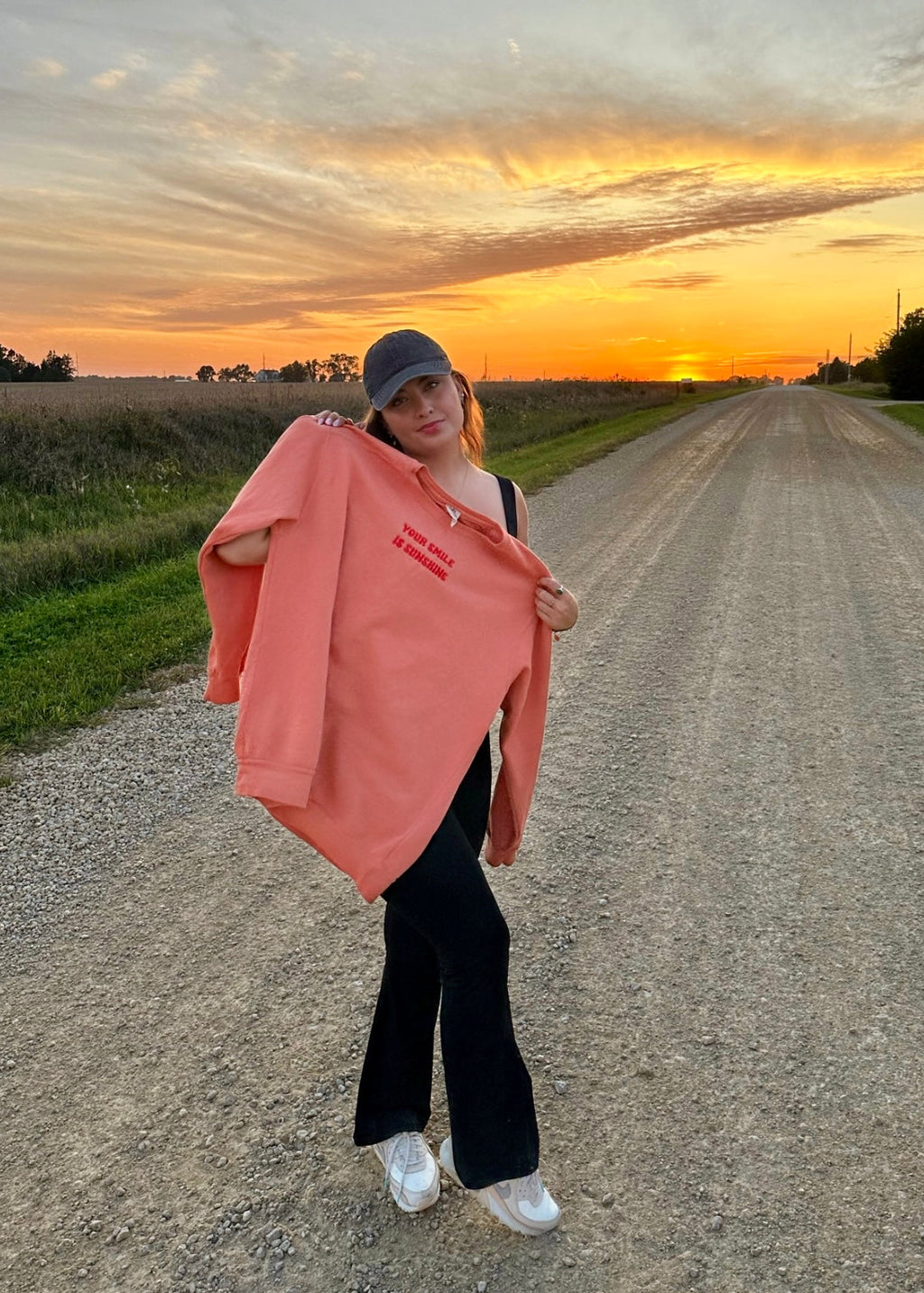 Your Smile is Sunshine Comfort Colors Crewneck