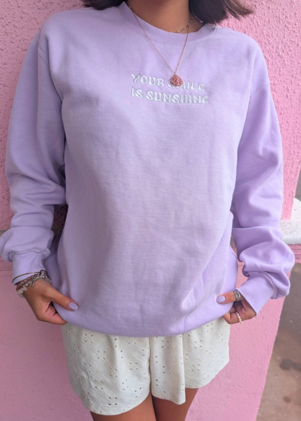 Your Smile is Sunshine Comfort Colors Crewneck