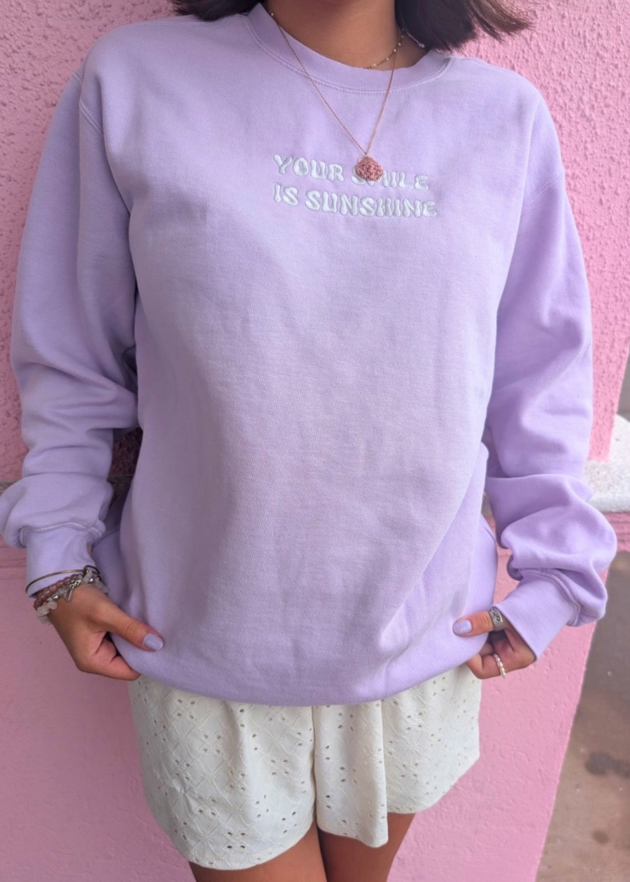 Your Smile is Sunshine Comfort Colors Crewneck