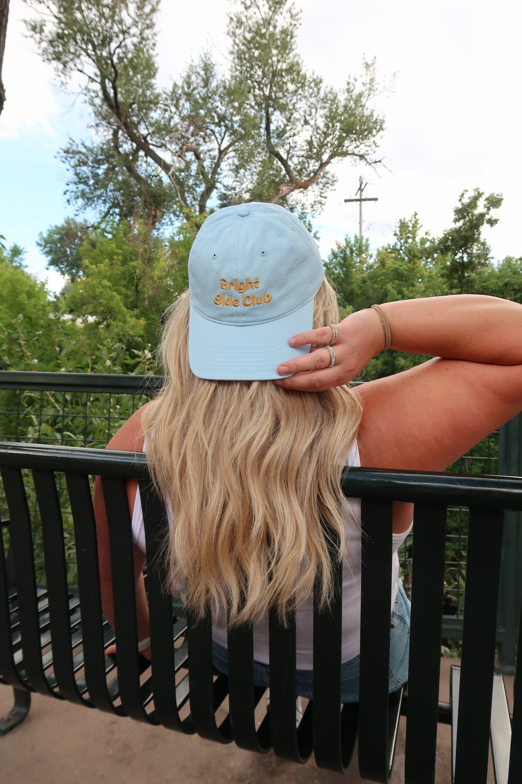 Bright Side Club Hat | Blue | Hello Darling Pop-Up