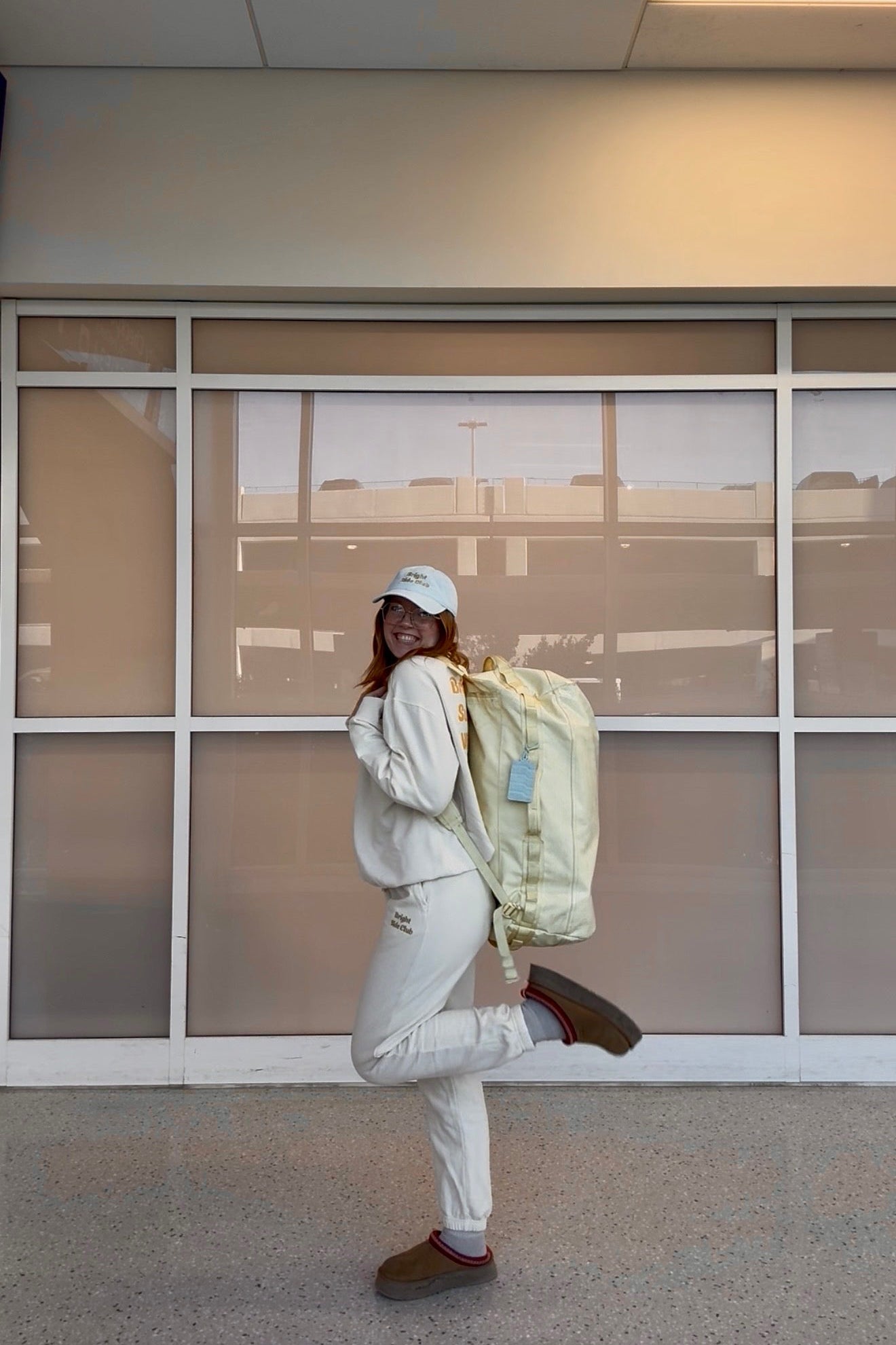 Ivory Bright Side Club Comfort Colors Joggers