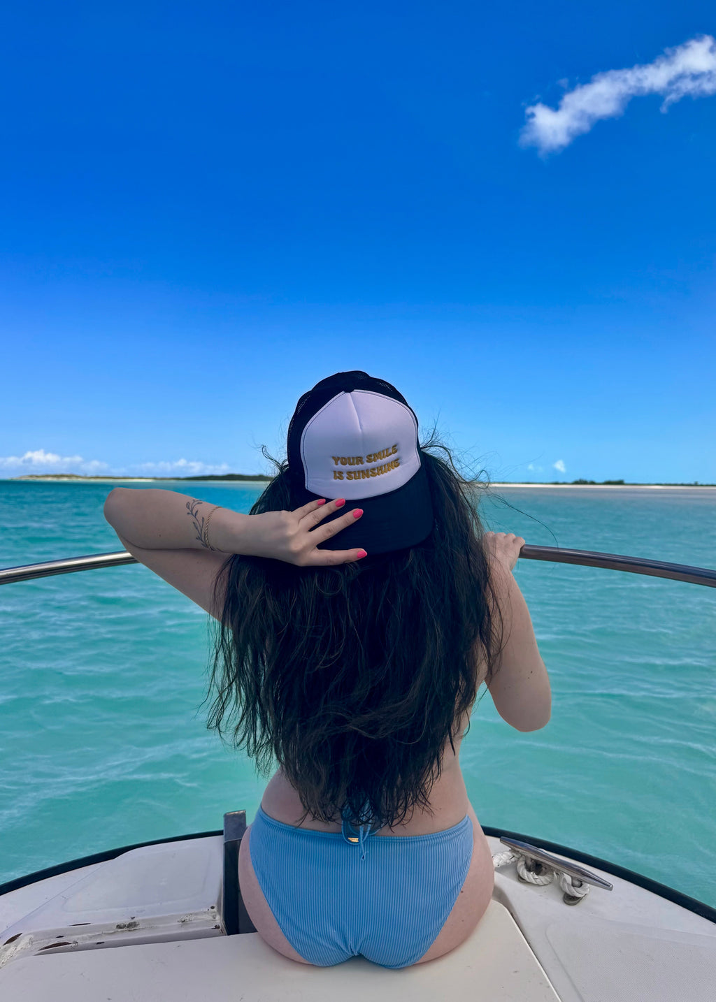 Your Smile is Sunshine Embroidered Trucker Hat