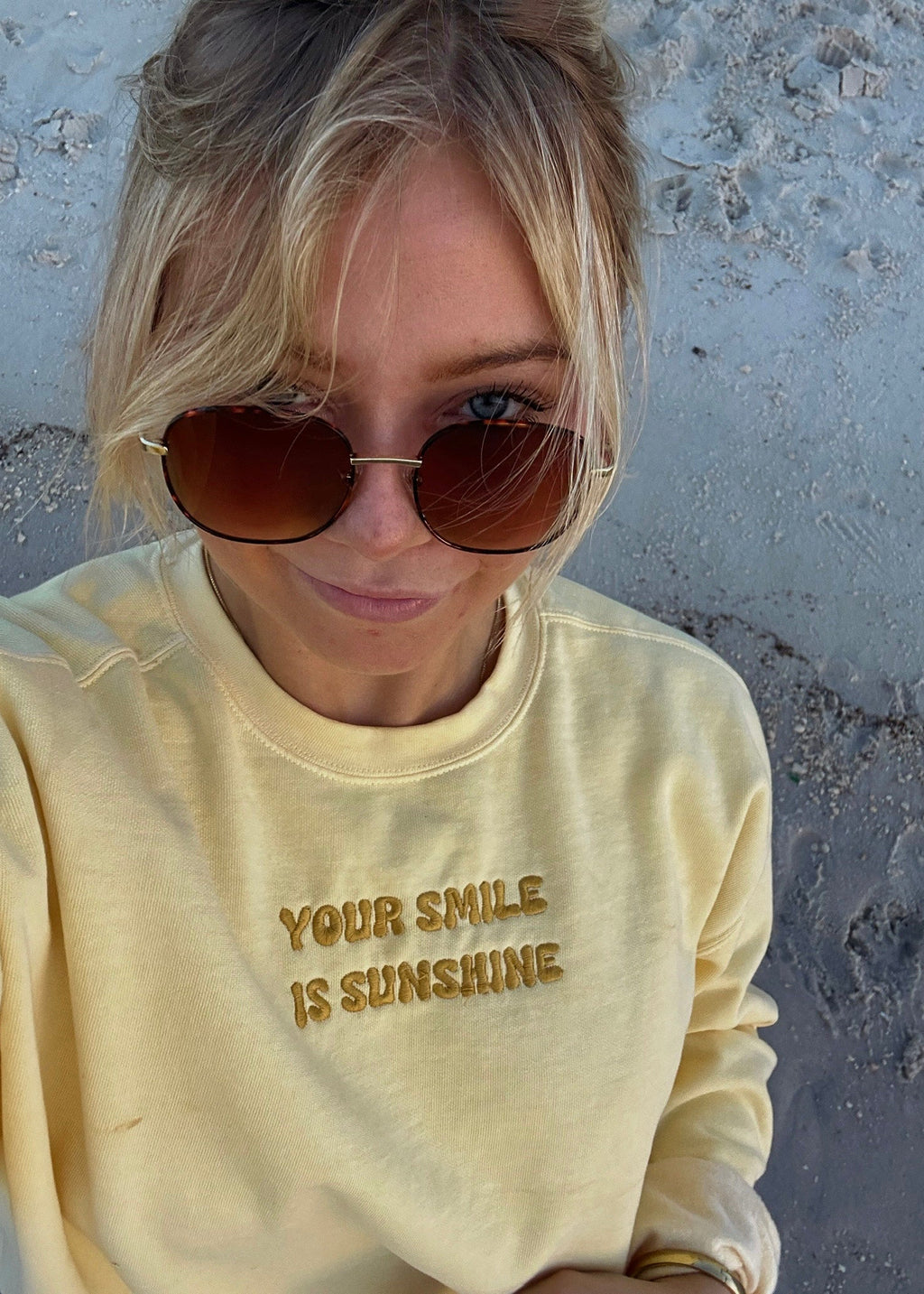 Your Smile is Sunshine Comfort Colors Crewneck